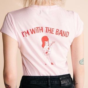 Valfre I’m with the band tee